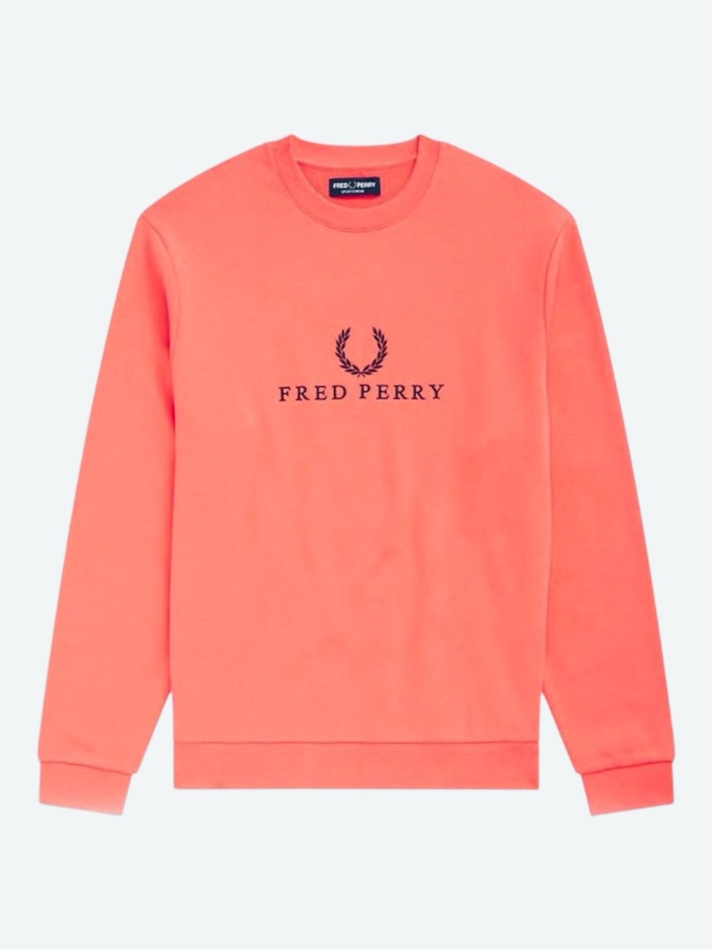 Fred Perry coral crewneck sweater